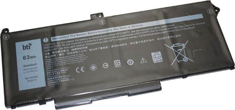 Bateri laptopi BTI RJ40G, 15.2V, 3941mAh, e zezë