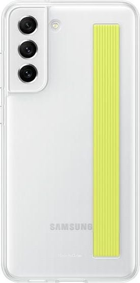Mbulesë telefoni Samsung Slim Strap Cover, për Galaxy S21 FE, e bardhë