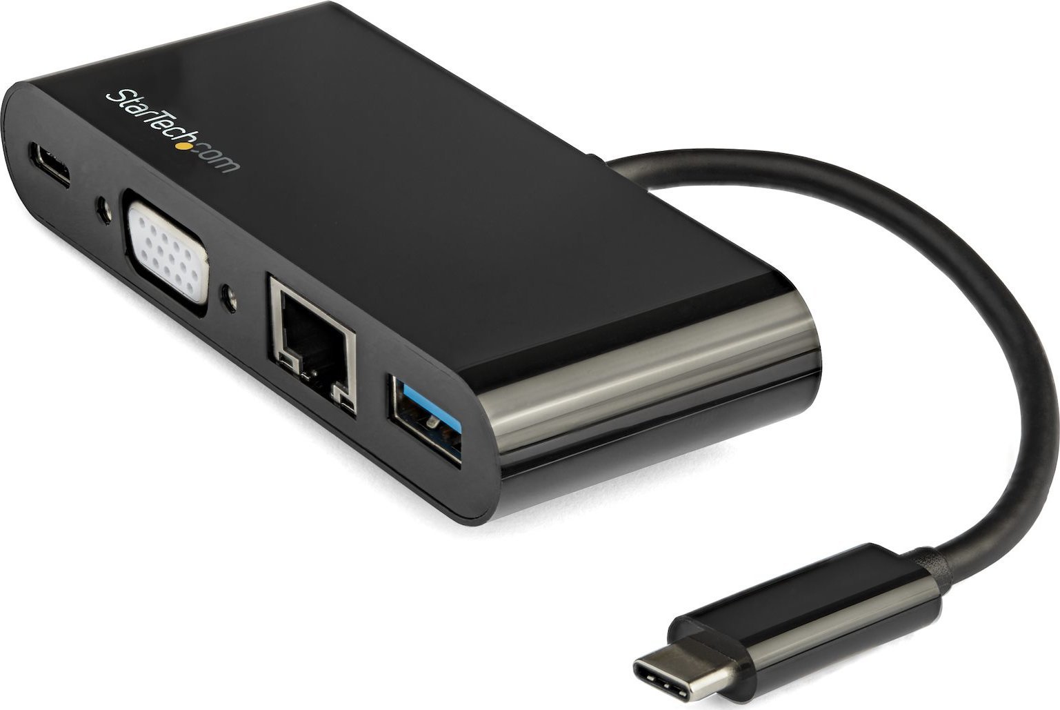 Adapter multiport USB C StarTech.com DKT30CVAGPD, VGA 1080p, Power Delivery 60W, gri