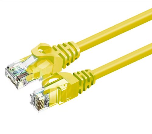 Kabllo rrjeti ZOY, Cat. 6a, UTP, CCA, 1m, e verdhë