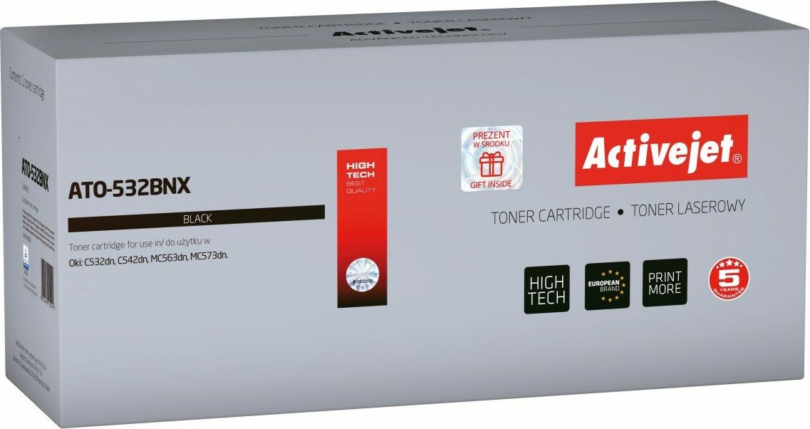Toneri Activejet ATO-532BNX, zëvendësues për OKI 46490608, i zi