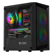 Kutia kompjuterike Logic Concept Atos, Micro ATX, ARGB, e zezë