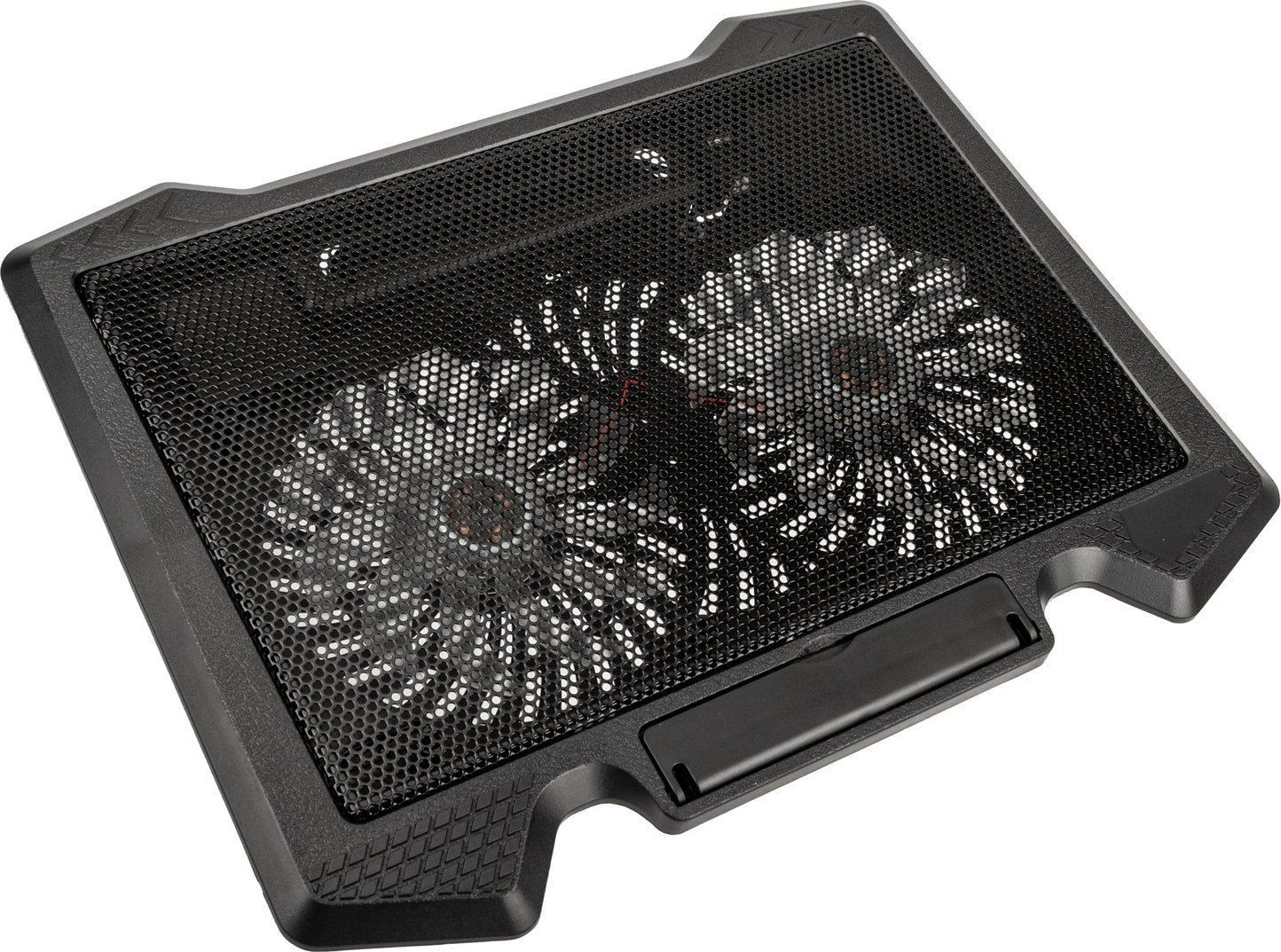 Ftohës laptopi Kolink KL-N200, 15.6", me 2 ventilatorë, LED blu, i zi