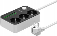 Shirit rryme Energizer EPB2500W01EU, 4x AC, 4x USB A, 2m, i bardhë