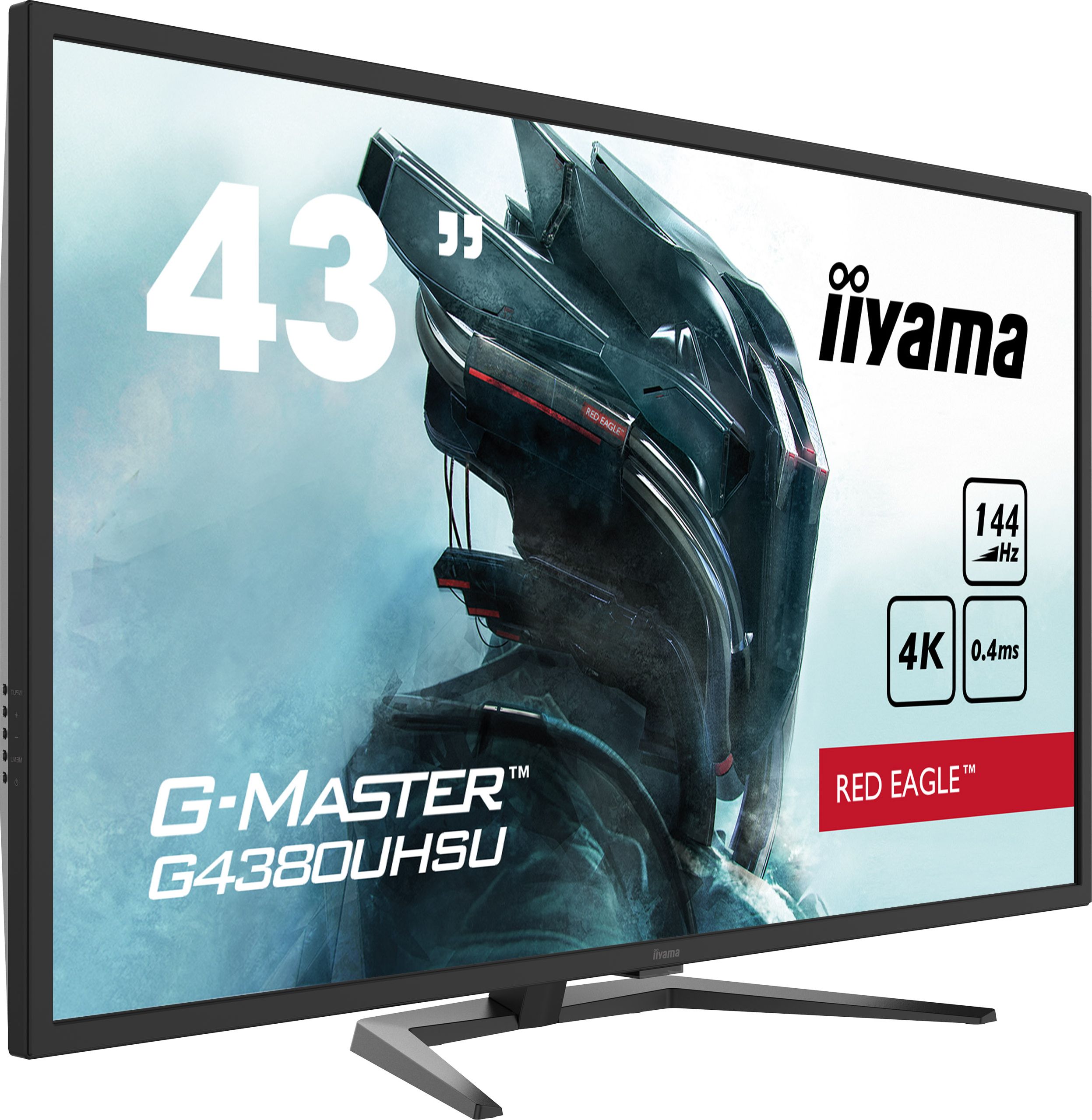 Monitor gaming iiyama G-MASTER G4380UHSU-B1, 43", 4K, 144Hz, i zi