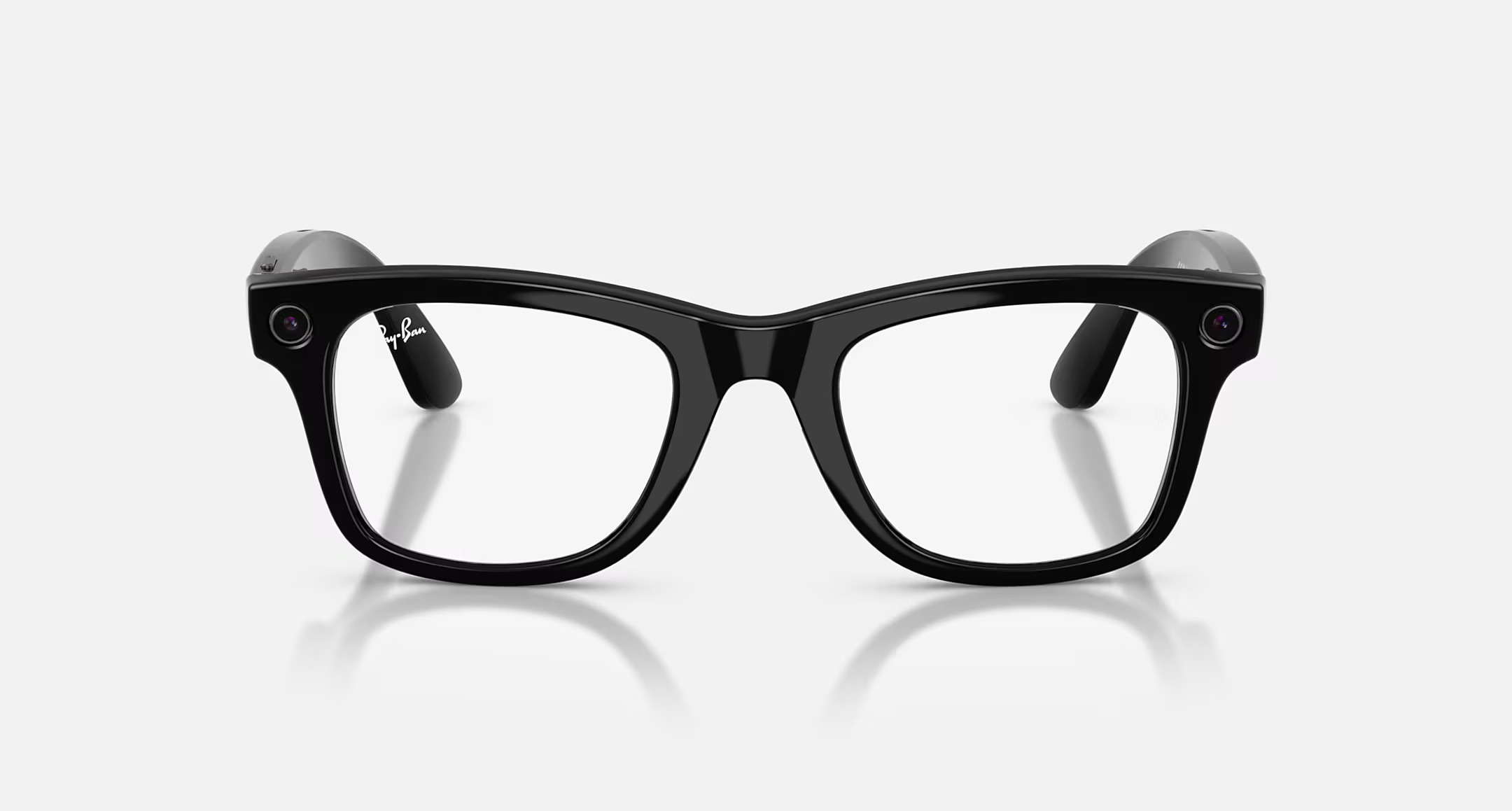 Syze inteligjente Ray-Ban Meta Wayfarer Gen 2, lente Transitions Clear to Graphite Green, Shiny Black
