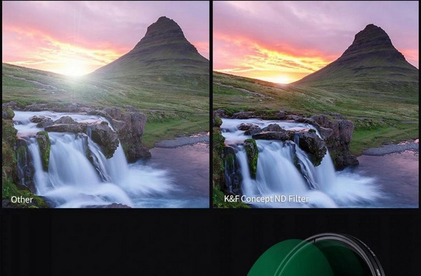 Filter neutral gri K&amp;F Concept NANO X PRO KF01.1326, variabël ND8 ND128, 62mm