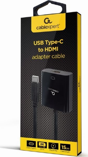 Përshtatës Gembird A-CM-HDMIF-03 USB graphics adapter 3840 x 2160 pixels, i zi