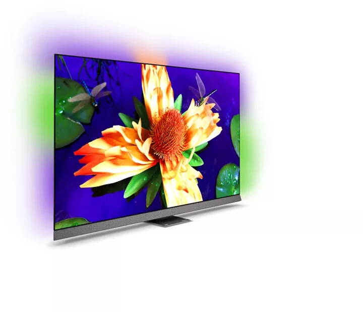 Televizior Philips 65OLED907, 65" (164cm), 4K UHD, i argjendtë