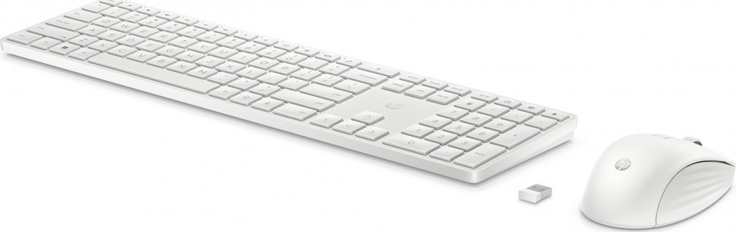 Set tastierë dhe maus HP 650, i bardhë