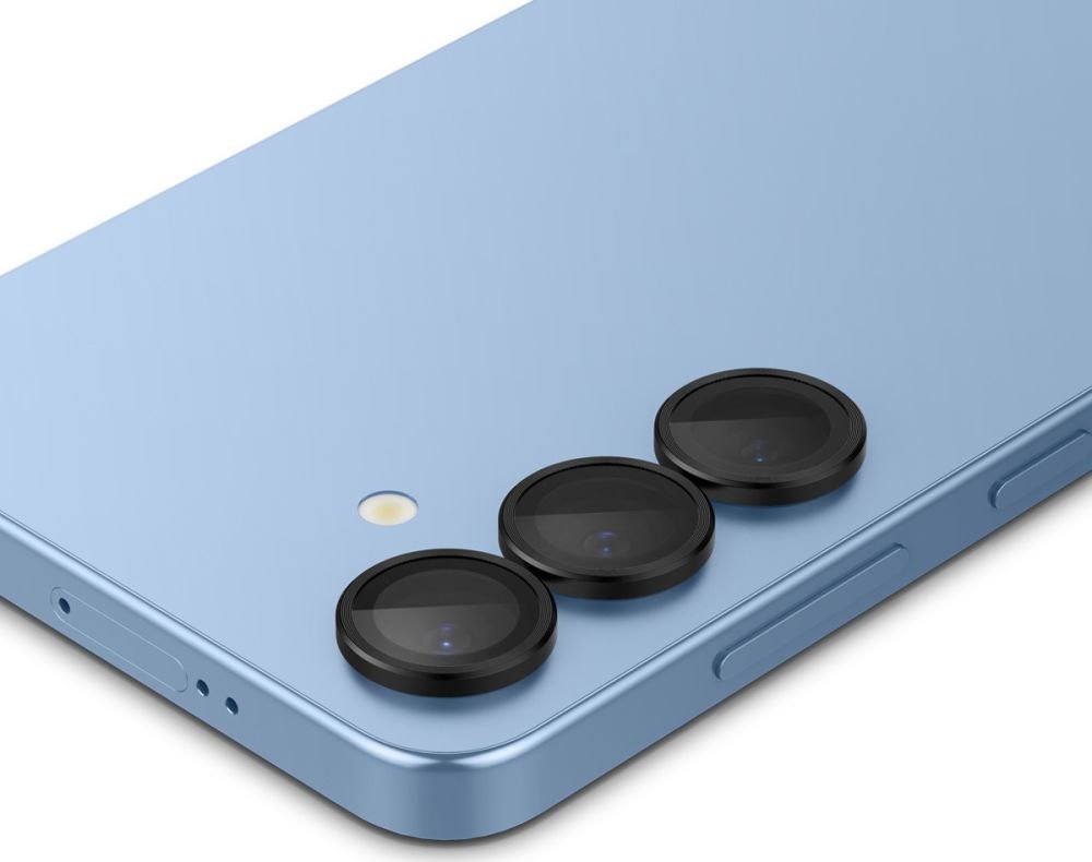 Mbrojtës kamere Spigen Glass TR EZ Fit Optik Pro HD, set 2 copë, për Samsung Galaxy S25, i zi