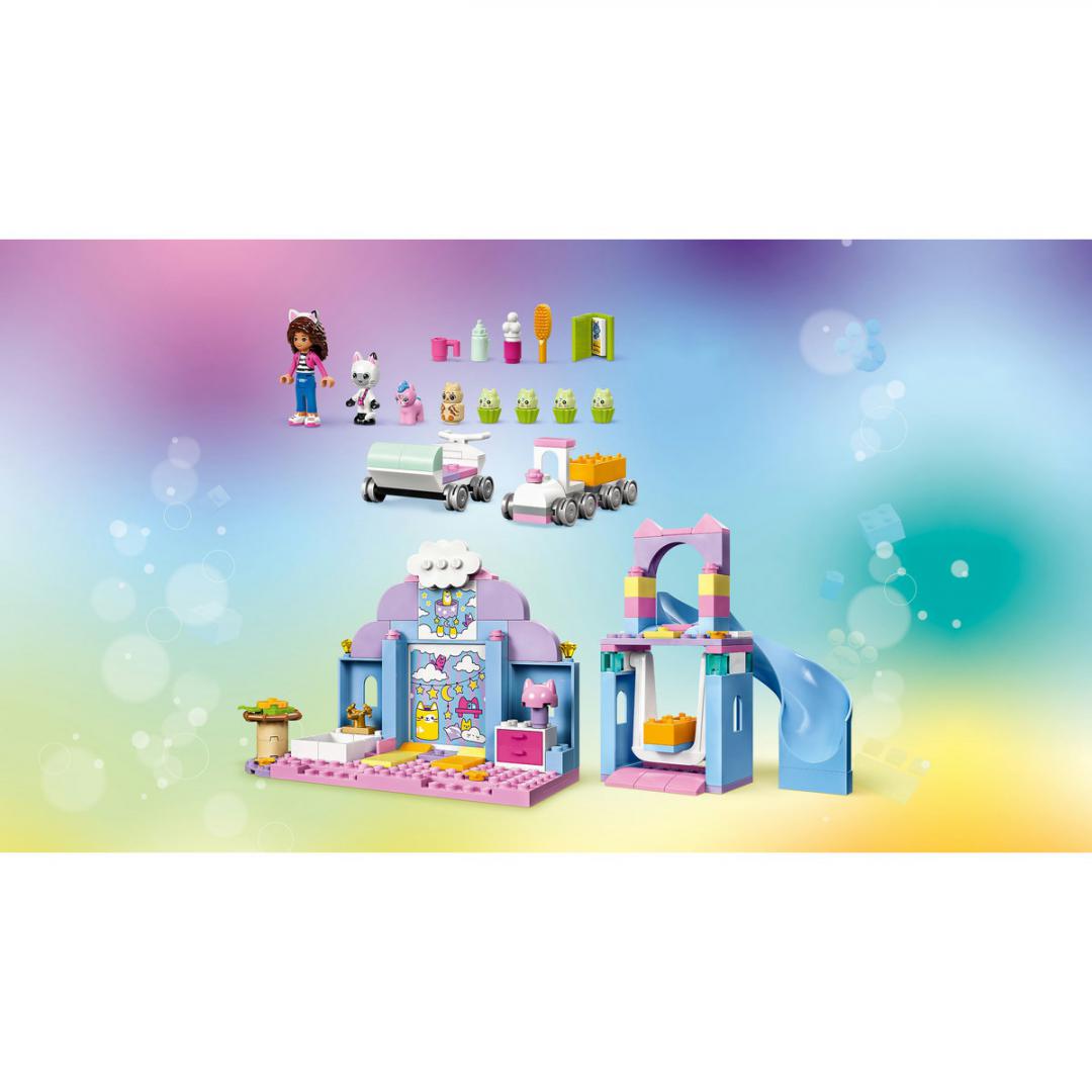 Set LEGO Gabby’s Dollhouse 10796, 165 pjesë, për fëmijë 4+, shumëngjyrësh