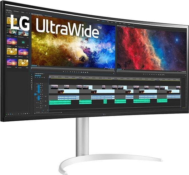 Monitor LG Ultrawide 38WP85C, 38", 3840x1600, i bardhë
