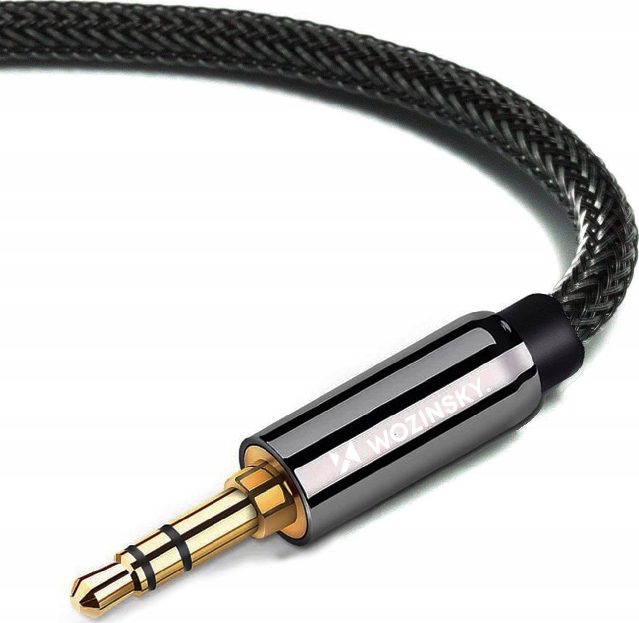 Kabllo audio Wozinsky, 2m, Aux 3.5mm, prizë e kënduar