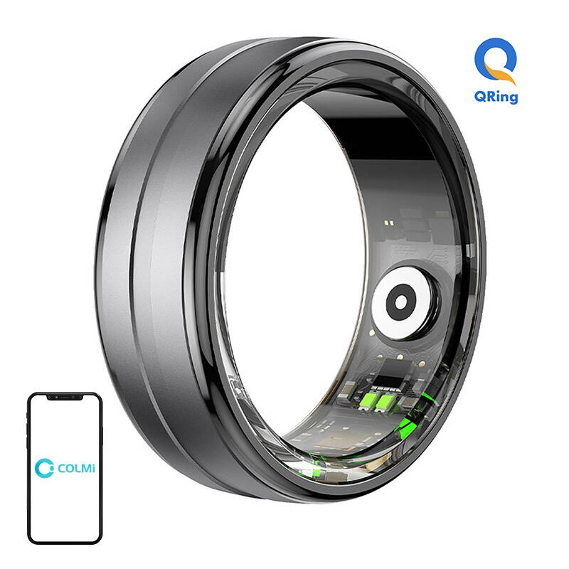 Unazë inteligjente Colmi R06, 18.9mm numri 9, Bluetooth 5.0, e zezë