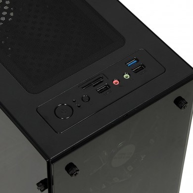 Kutia kompjuterike iBOX Passion V4 OPV4, RGB, ATX, e zezë