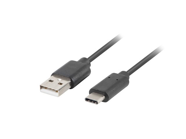 Kabllo Lanberg, USB C / USB A, 1.8 m, e zezë