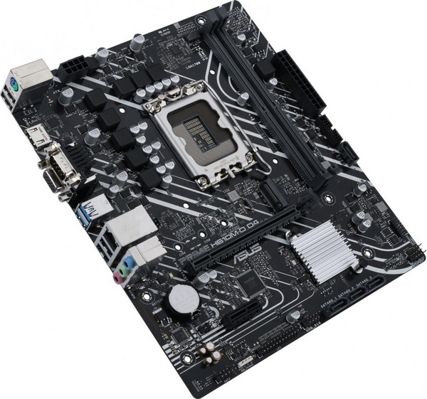Pllakë amë Asus PRIME H610M-D D4, PCIe 4.0, DDR4, e zezë