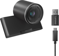 Kamerë web Lenovo 4XC1Q25246, 8MP, 4K, USB C, e zezë