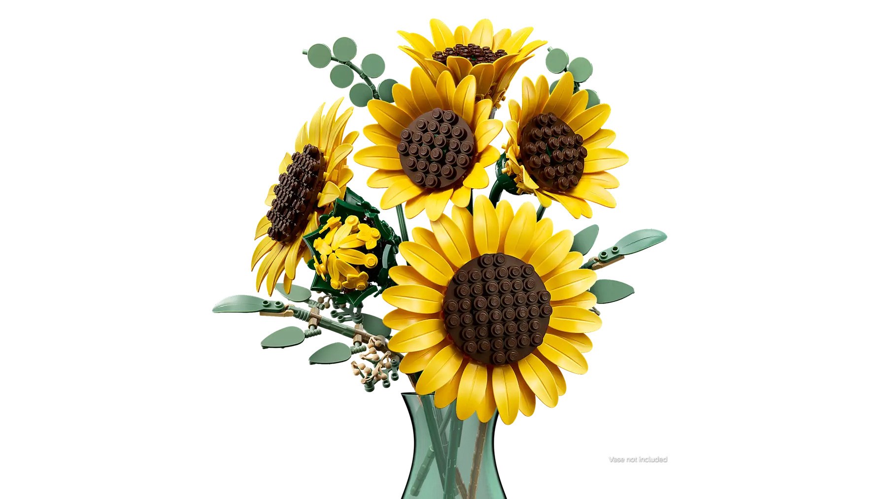 Set LEGO Botanicals Sunflowers, 686 copa, dekorativ, shumëngjyrësh
