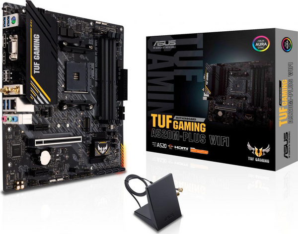 Pllakë Amë Asus TUF GAMING A520M-PLUS WIFI