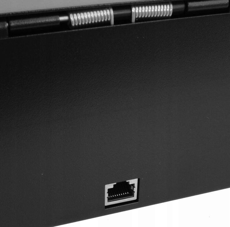 Sirtar parash Virtuos Flip-top FT-460C, lidhje 24V, nikeli fushë, i zi