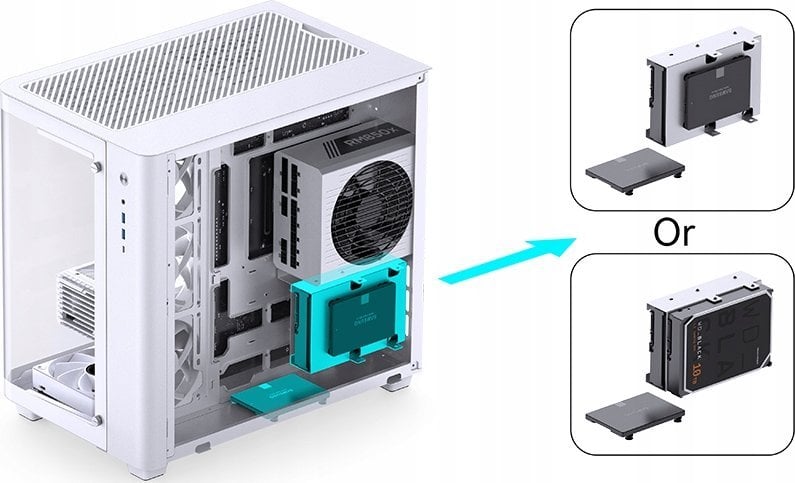 Kasë Jonsbo Jonsbo TK-3 - ATX-Gehuse, wei, Full Tower
