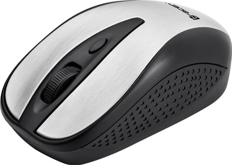 Maus Tracer Joy, wireless, USB, i zi dhe i argjendtë