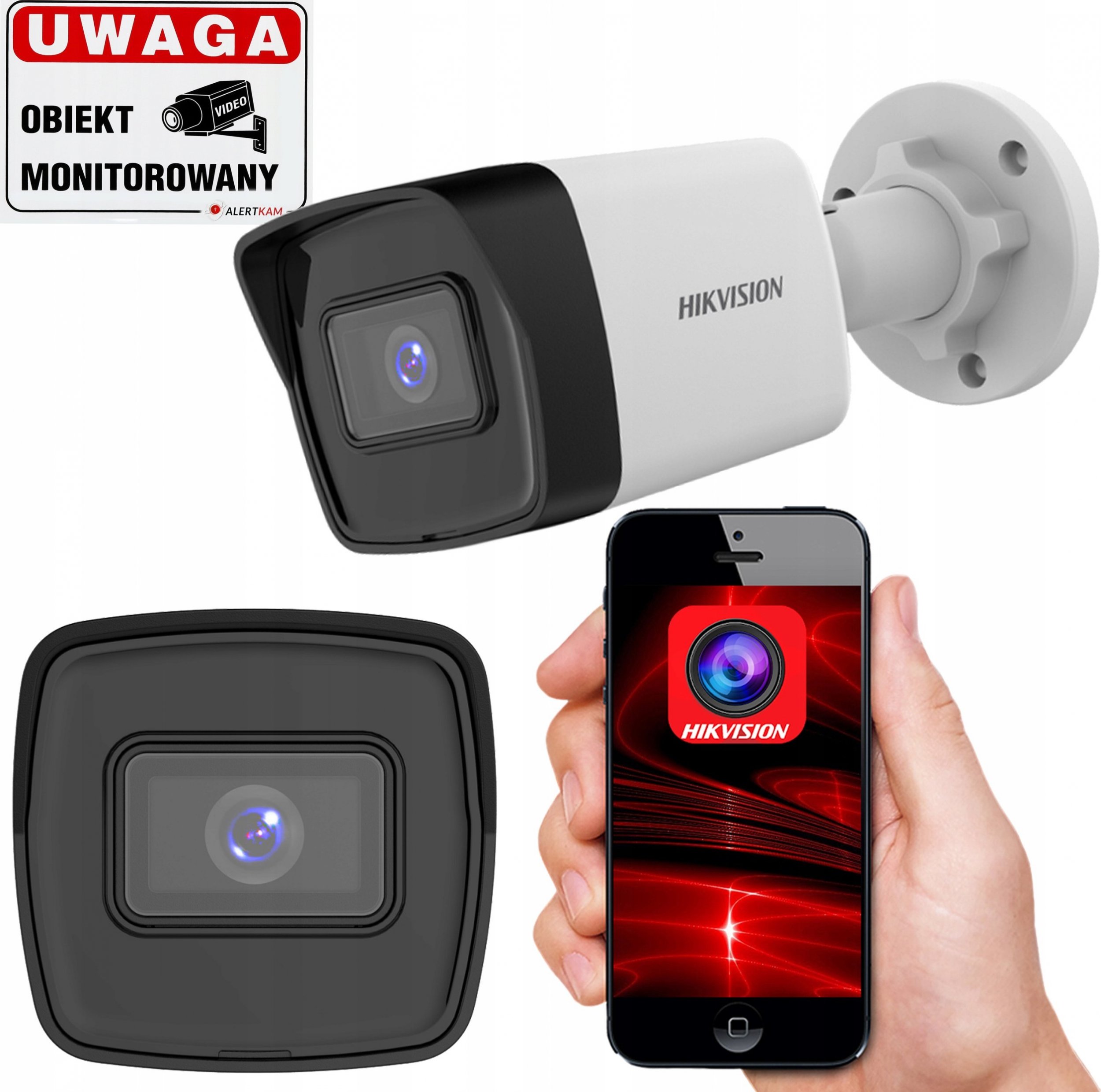Kamerë IP HIKVISION DS-2CD1043G2-I, 4MP, detektim lëvizjeje, e bardhë