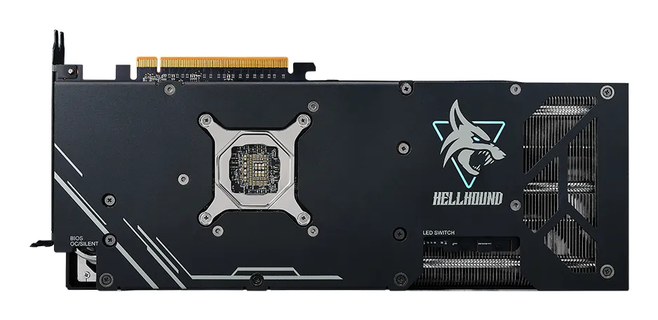Kartë grafike PowerColor Radeon RX 7800 XT Hellhound, 16GB GDDR6, RDNA 3, e zezë