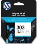 Patronë boje HP 303 Tri Colour, origjinale, me ngjyra
