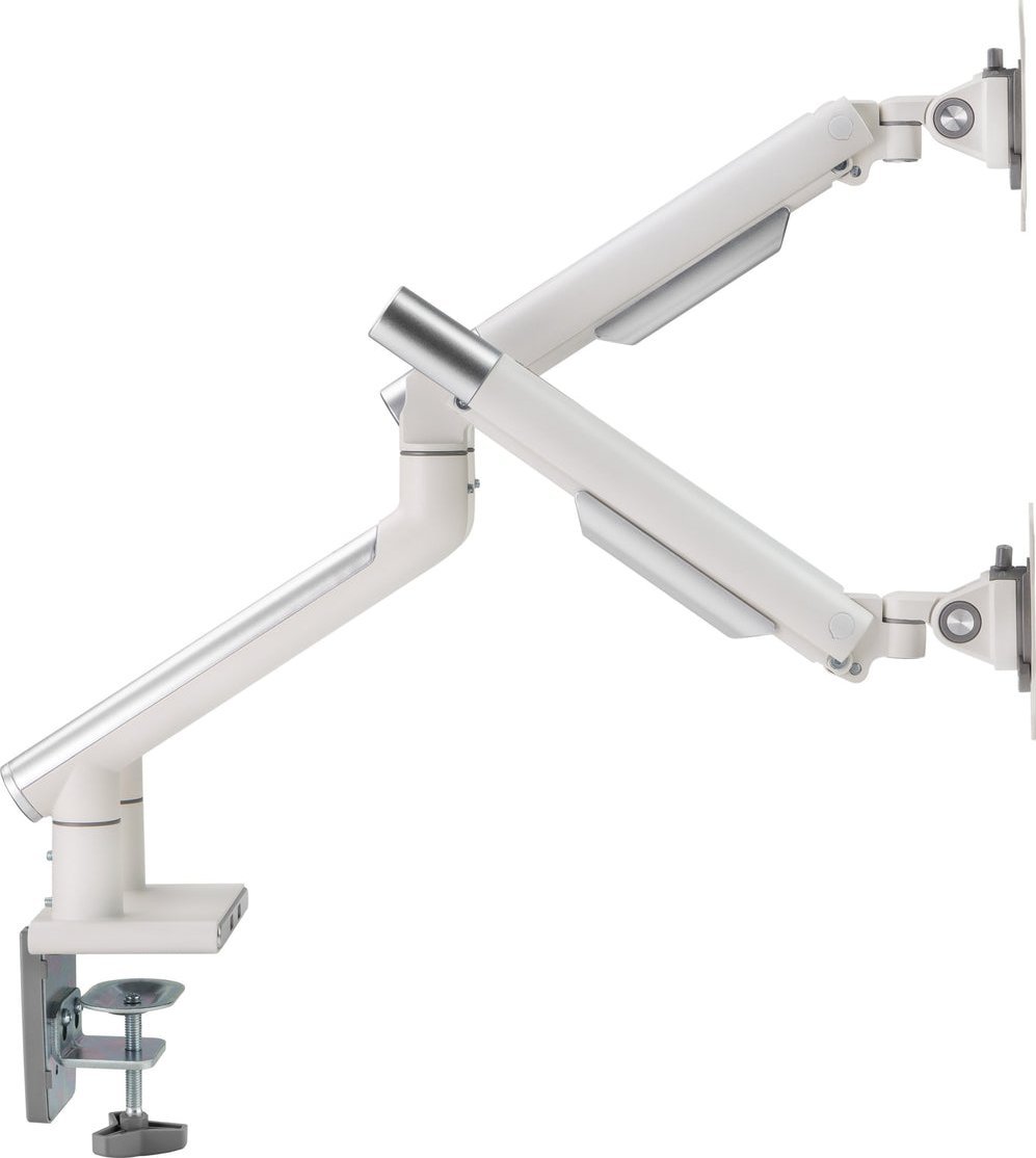 Krah monitori Alterzone Arm Duo USB, 17-32", 2x USB 3.0, i bardhë