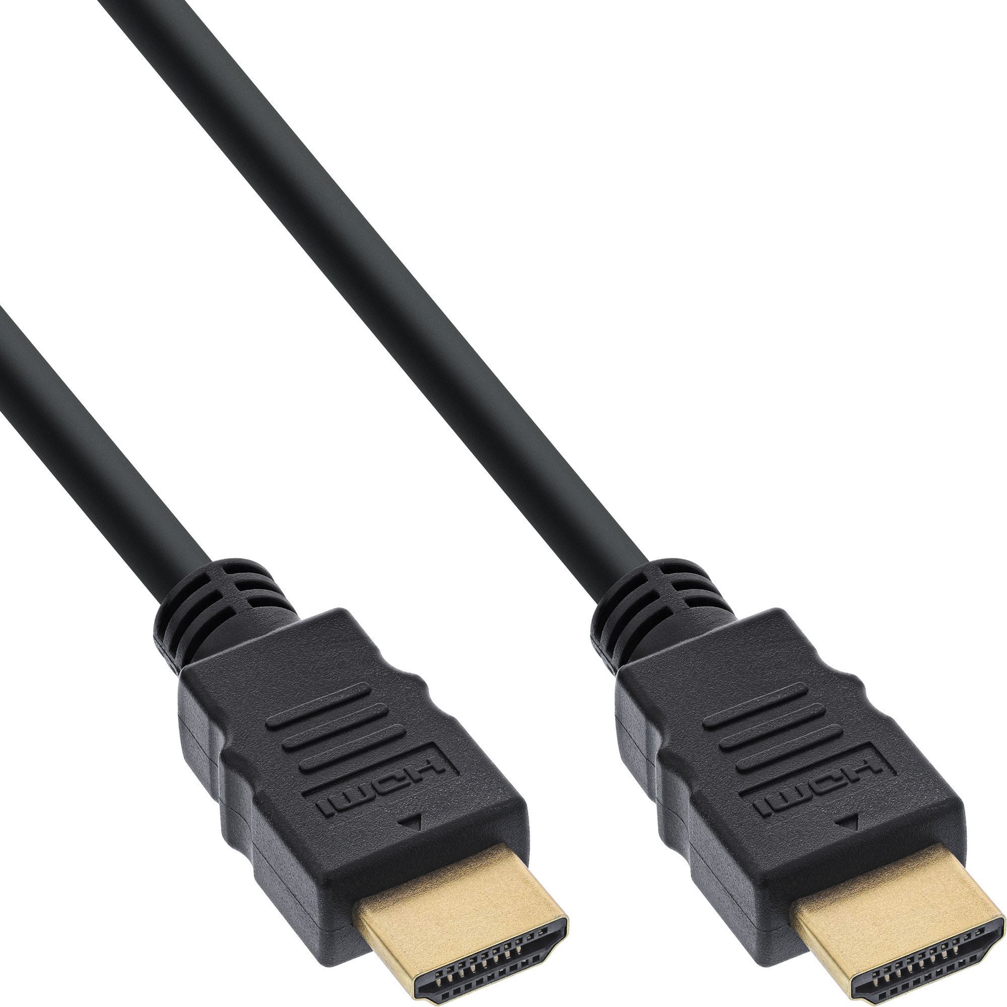Kabllo HDMI InLine High Speed me Ethernet, 5m, e zezë