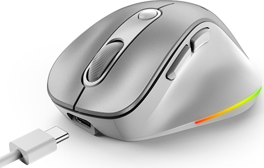 Maus Genius Ergo 9000S Pro, 2400DPI, i argjend