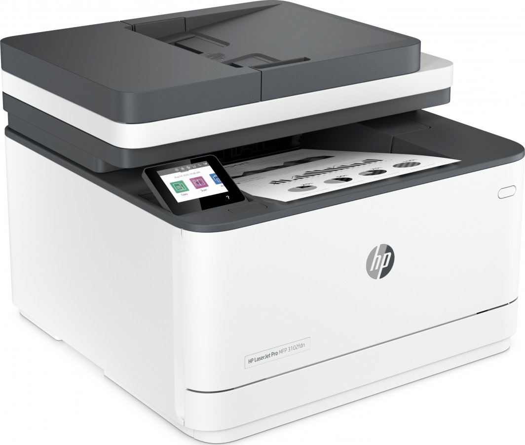 Printer HP LaserJet Pro 3102fdn, i bardhë