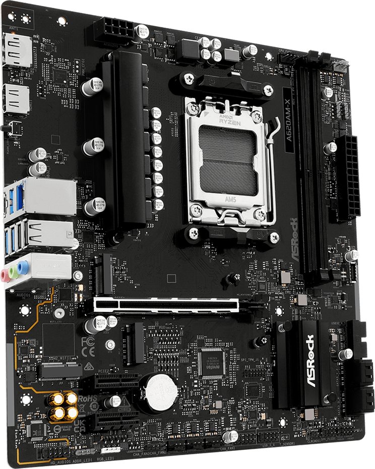 Pllakë amë ASRock A620AM X, DDR5, PCIe 4.0, MicroATX