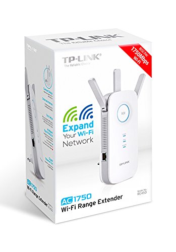 Përsëritës Wi-Fi TP-Link RE450 AC1750, dual-band, portë Gigabit, i bardhë