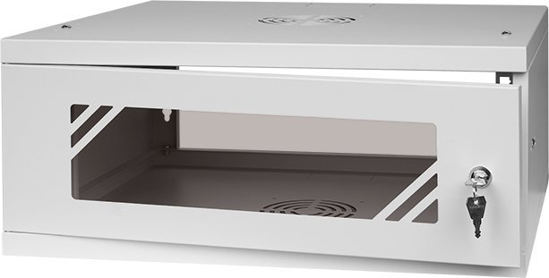 Kabinet muror Stalflex ECO-Line Rack 19" 4U, thellësi 450mm, gri