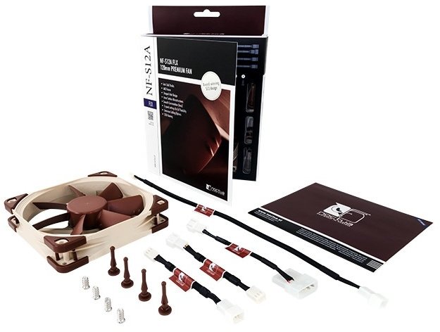 Ftohës Noctua NF-S12A FLX, 120 mm, i kaftë - bardhë