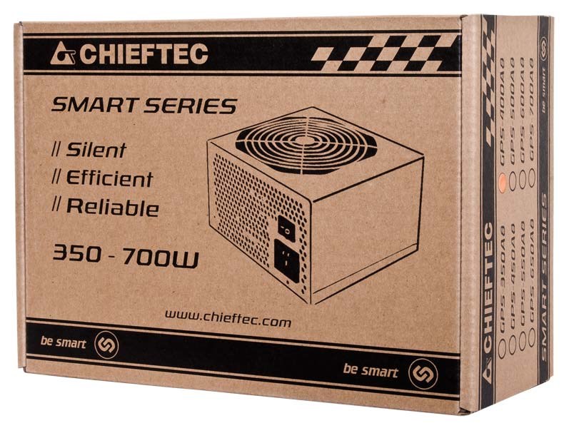 Burim energjie Chieftec Smart GPS-600A8, 20+4 pin ATX, 600 W