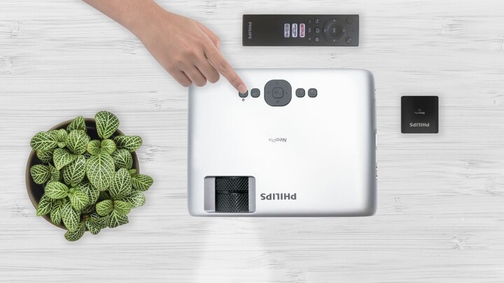 Projektor Philips NeoPix Ultra One+, i zi / hirtë