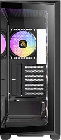 Kutia PC Antec C3 Midi Tower, xham i temperuar, ARGB, e zezë