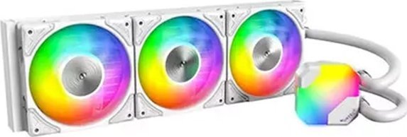 Ftohës uji CPU Montech HyperFlow ARGB 360, All in One 360mm, Intel AMD, i bardhë