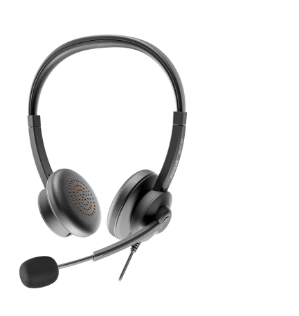 Kufje Axtel Ace UC Stereo, USB A, stereo HD, të zeza