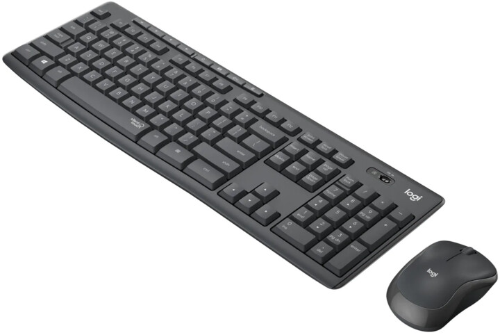 Set (tastierë + maus) Logitech MK295 Silent, i zi