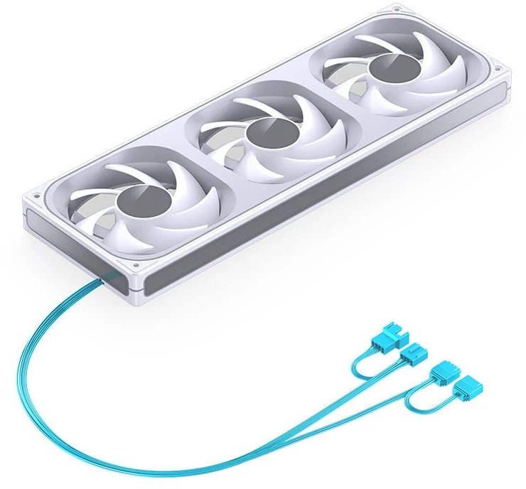 Ventilator PC Jonsbo ZB-360, 360 mm, PWM ARGB, i bardhë