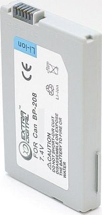 Bateri kamerë Canon BP-208 DV00DV1075, litium jon, e zezë