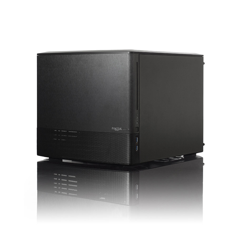 Kasë për PC Fractal Design Node 804/Mini ITX, e zezë