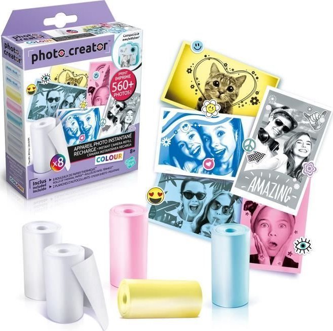 Set mbushës për kamera lodër Canal Toys, letra speciale printimi