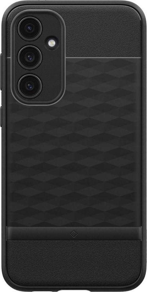 Mbrojtëse telefoni Caseology Parallax për Samsung Galaxy S23 FE, TPU, matte, e zezë